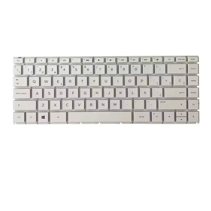 Laptop Keyboard For HP Pavilion 14-BA Series,14-BS Series, 14T-BA Series Laptops White
