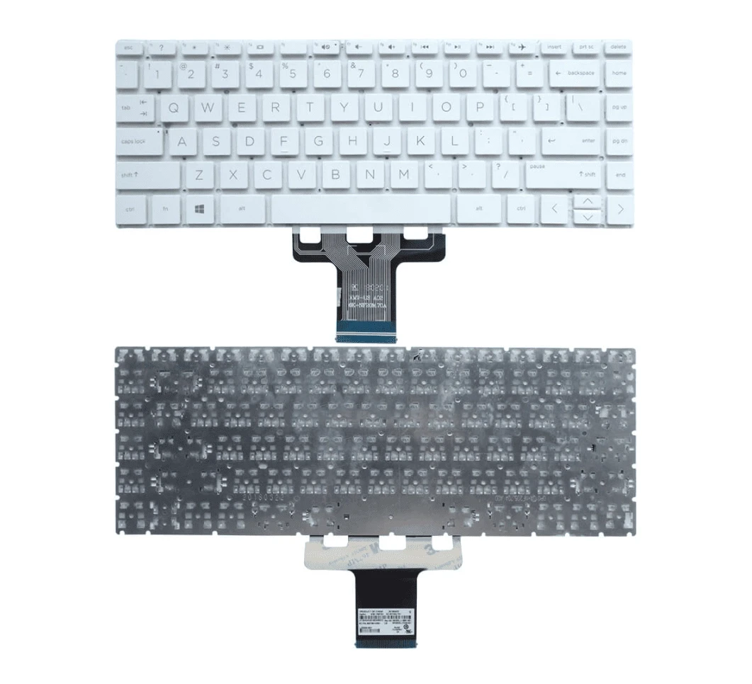 Laptop Keyboard For HP Pavilion 14-CD, CE, DH, CK, CM, DK, DQ Series Laptops Silver