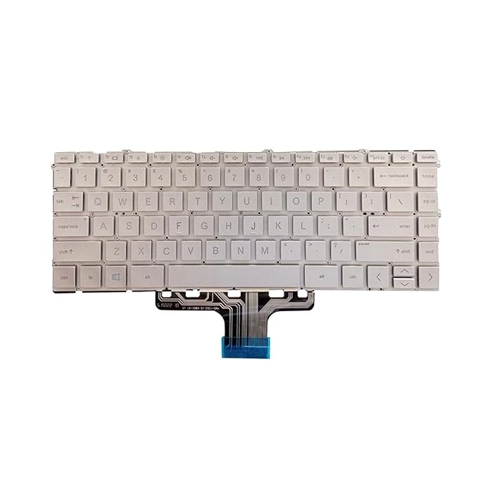 Keyboard for HP 14-DW Series and 14-DY Series Laptops Silver Without Backlight