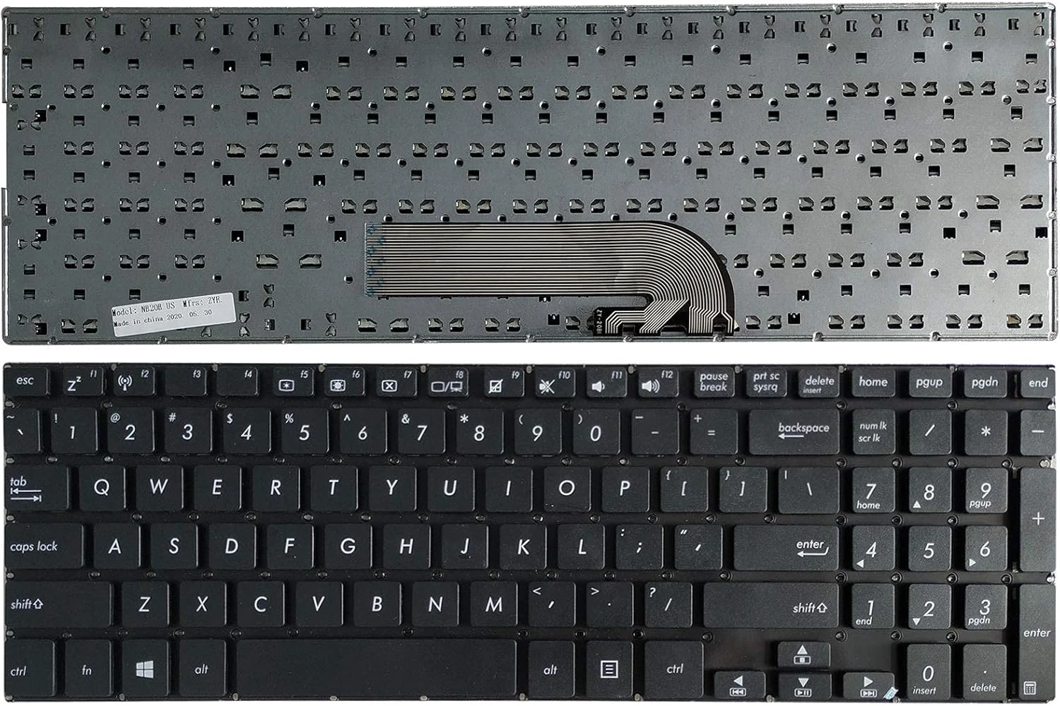 Laptop Keyboard for Asus TP500L, TP500LA, TP500LB & TP500LN