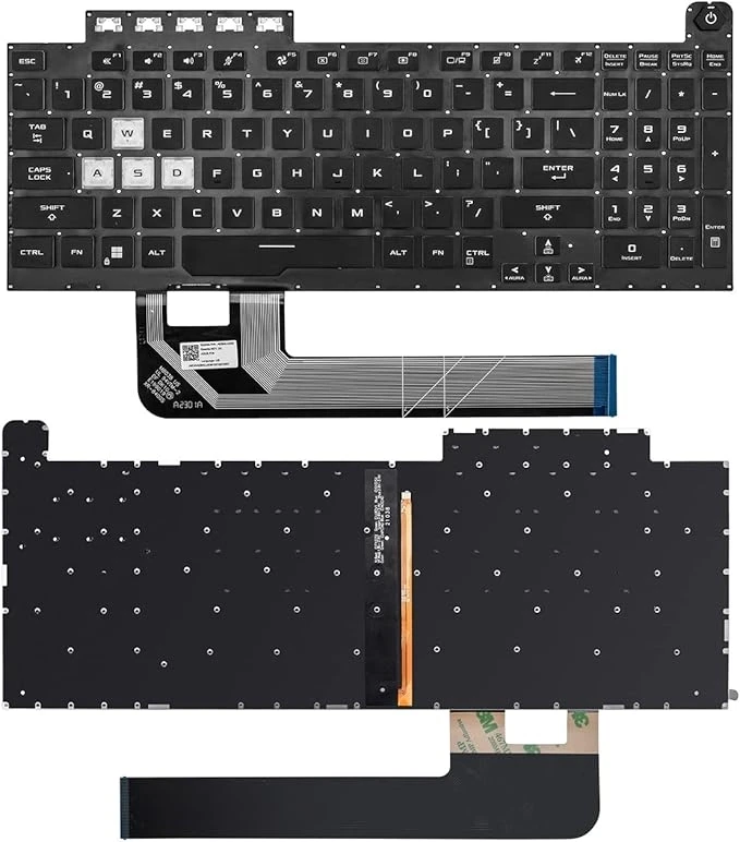 Laptop Keyboard for Asus TUF Gaming F15 FX506, FX506U, FX506II, F17 FX706, FX706L Series