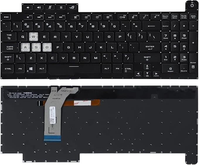Laptop Keyboard for Asus Rog Strix G731GT, G732, G732G, G732L, G732GU, G712, G712L Series With Backlight