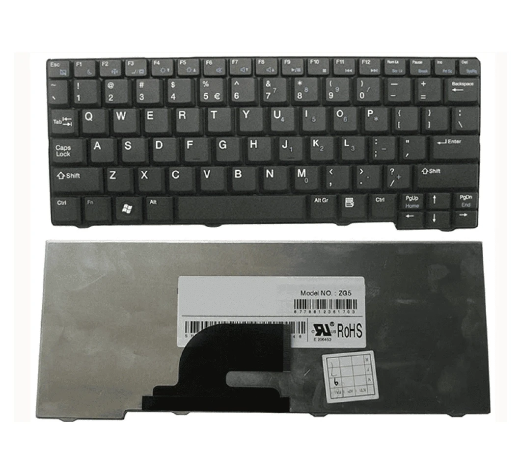 Laptop Keyboard For Acer Aspire One ZG5, D150, D250, A150 Series Laptops