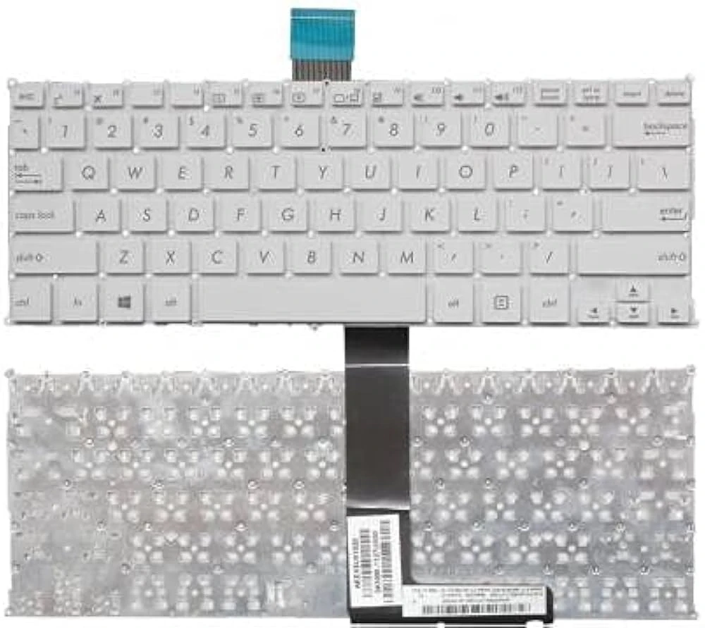 Laptop Keyboard For Asus X200CA, F200LA, F200MA, F200CA, X200LA, X200MA, R202CA, R202LA (White)