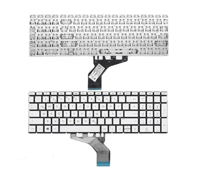 Laptop Keyboard For HP 15-DB, 15-DX, 15-DK, 15-CX, 15-CN, 15-CR, 15-SC Series Silver