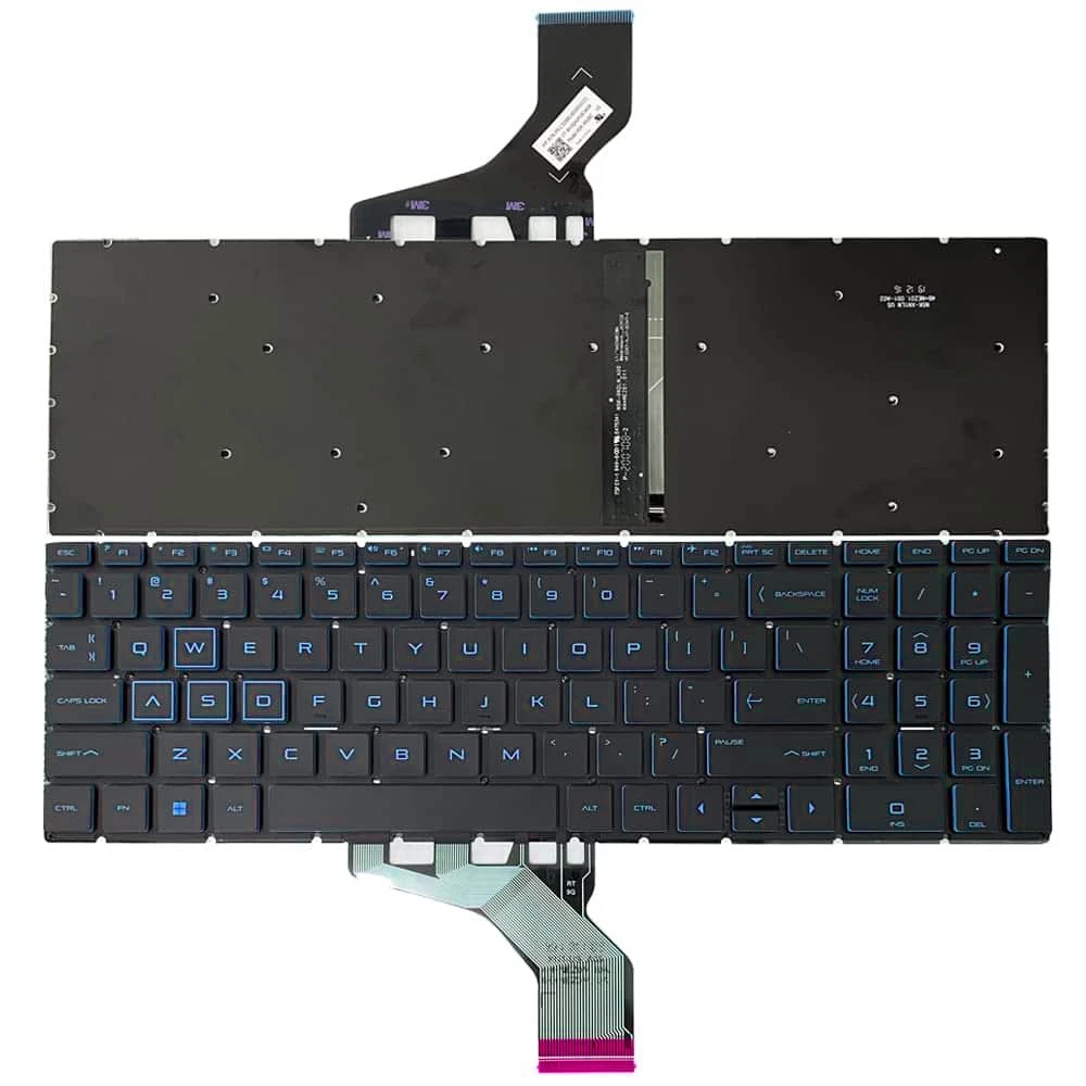 Laptop Keyboard For HP Pavilion Gaming 15-EC, 15-DK Backlight With Blue Keys