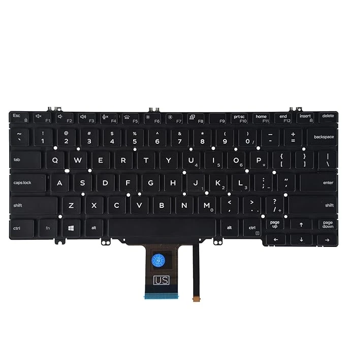 Laptop Keyboard for Dell Latitude 13-5300 2-in-1, E5300, E7300, 7300 With Backlight