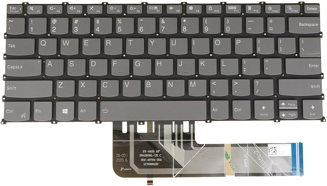 Laptop Keyboard for Lenovo IdeaPad 3-14IAU7, 3-14ITL6, 5-14ABA7, 5-14IAL7 Series