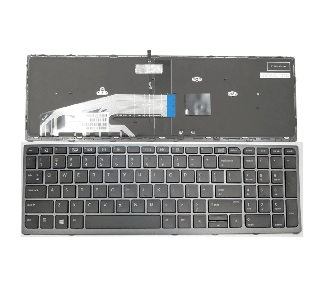 Laptop Keyboard For HP Zbook 15 G3, 848311-001, 17 G3 Series Laptops With Backlight