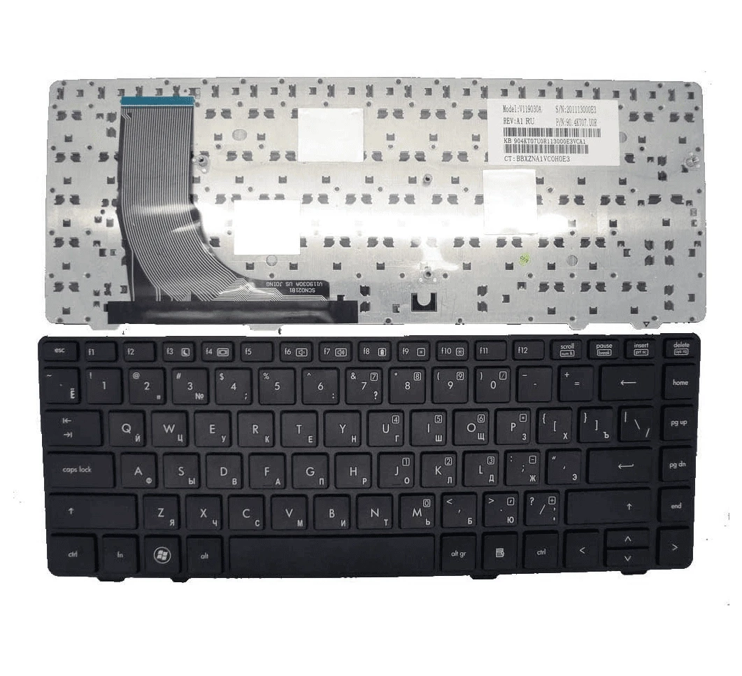 Laptop Keyboard For HP ProBook 6360B, 639477-001, 6360T Series Laptops (With Frame)