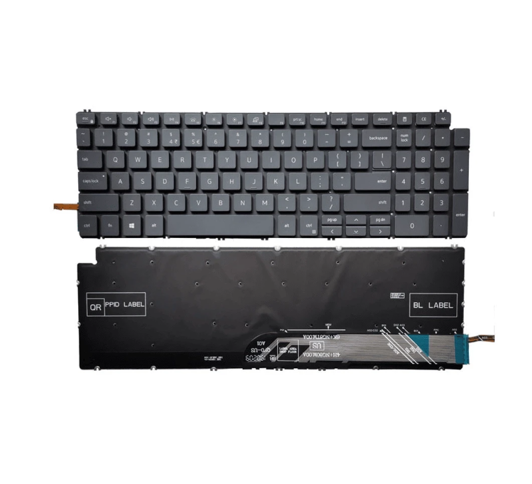 Laptop Keyboard For Dell Inspiron 5593, P88F, 5598, 5590, 5584, 5594, 7590 Laptops With Backlight