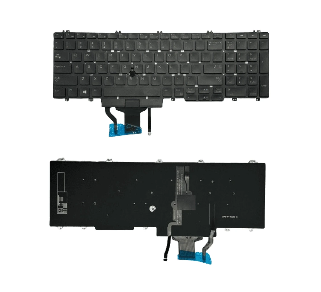 Laptop Keyboard For Dell Precision 7530, 7540, M7530, E7530, 7730, 7740 With Mouse and Backlight