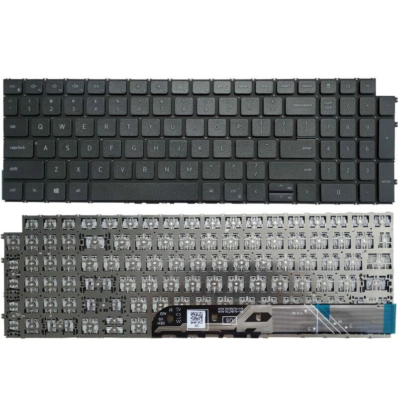 Laptop Keyboard for Dell Inspiron 15 3510 3511 5510 5515, Inspiron 16 7610, Latitude 3520.