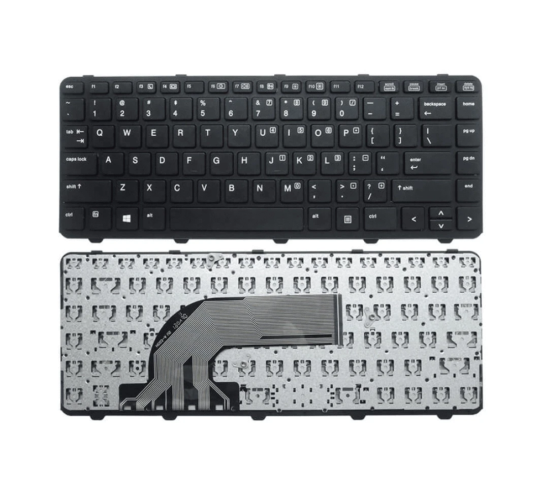 Laptop Keyboard For HP ProBook 640 G1, 736652-001, 645 G1, 440 G0 Laptops (With Frame)
