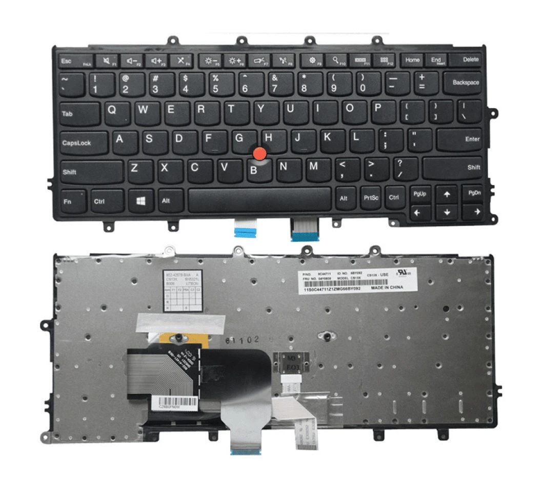 Laptop Keyboard For Lenovo ThinkPad X240, X240S, X240I, 04Y0900, X230, X250, X260S Series With Mouse