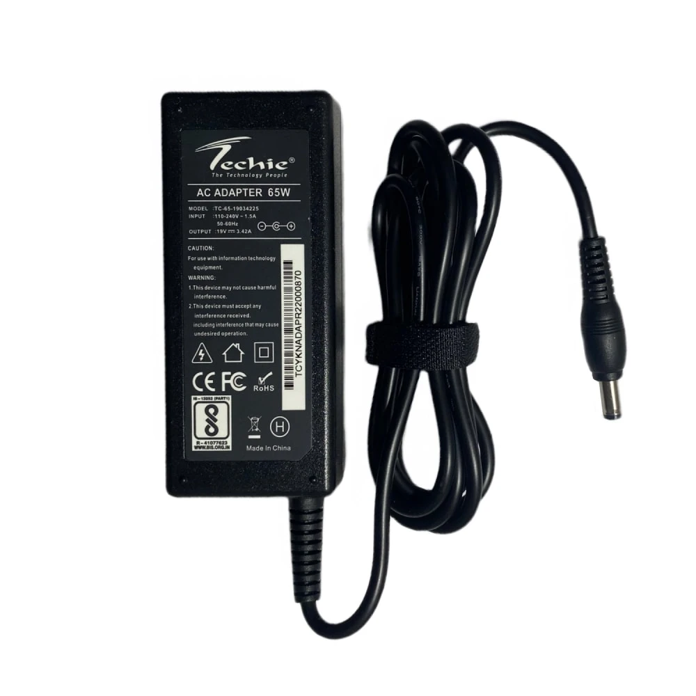 Compatible Toshiba 65W Laptop Charger for Satellite C55, C660, L650, L750D, Series (19V, 3.42A)