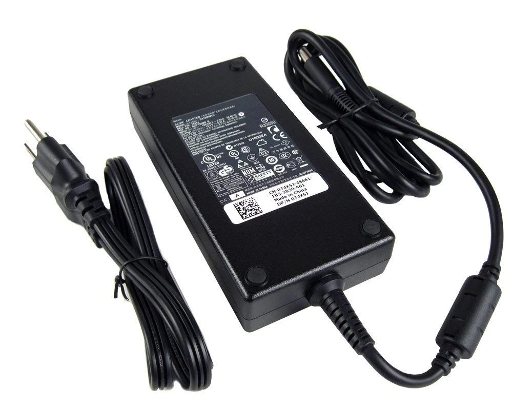 Compatible Dell 180W Laptop Charger for Latitude E5510, Alienware 13, M14x, R1 Series(19.5V, 9.23A)