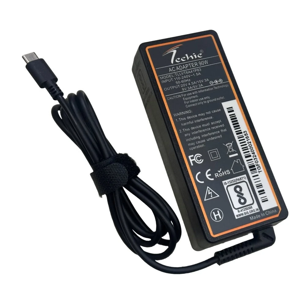 90W Type-C Universal Laptop Charger for Microsoft Surface 4 3 Pro 8, Hp, Lenovo, Dell Latitude 5280, 5480, 5580, 7280, 7380, 7480 Series Laptops