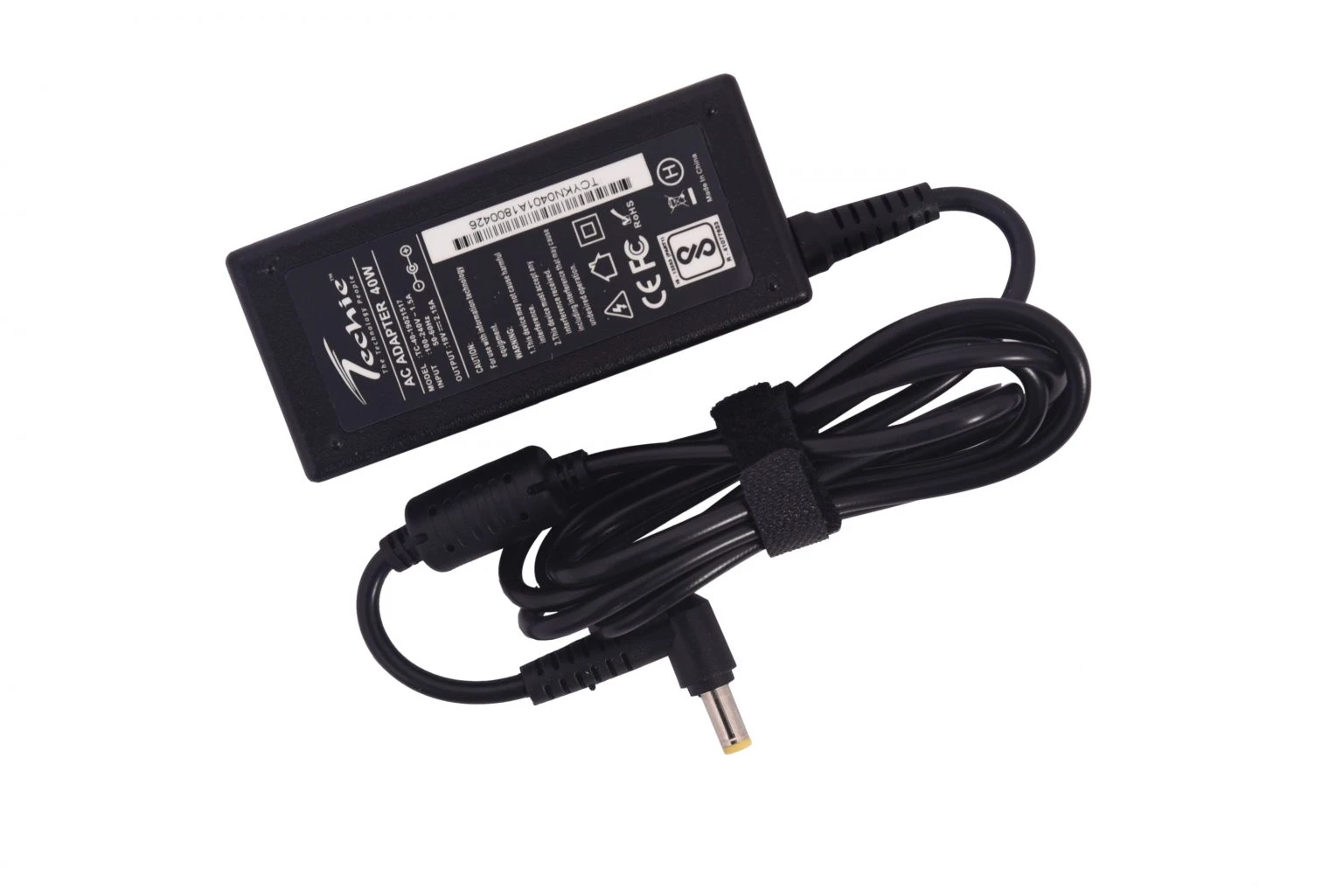 Compatible Acer 40W Laptop Charger for Aspire One 531, 1225, D255, ZG5 Series (19V, 2.15A)