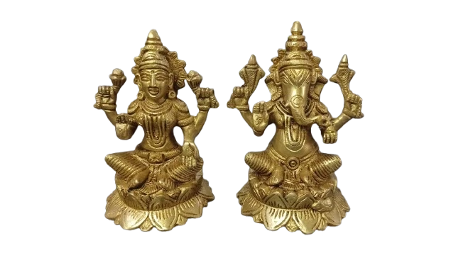 Laxmi Ganesh Murti Pair | Idols for Home, Office Decoration