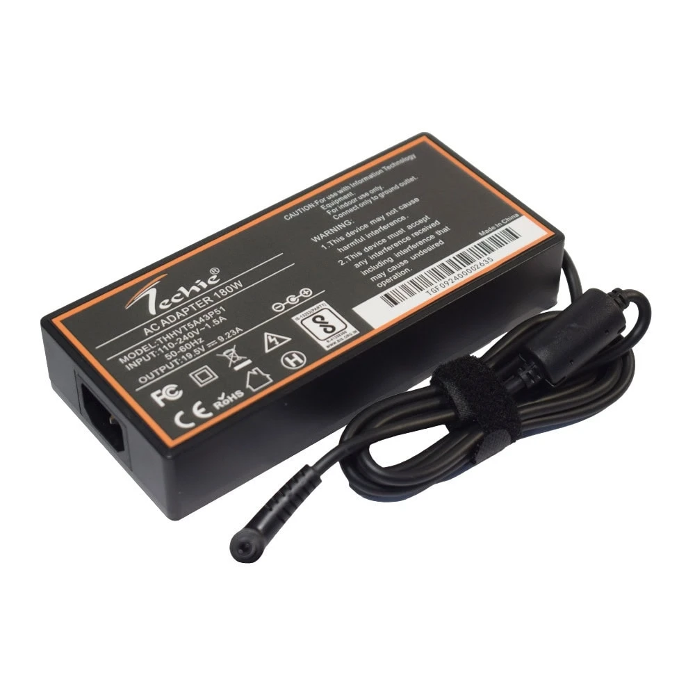180W Laptop Charger for Asus FX502VM, FX503VD, GL502V, ROG G502VT Series (19.5V, 9.23A) 5.5*2.5MM Pin