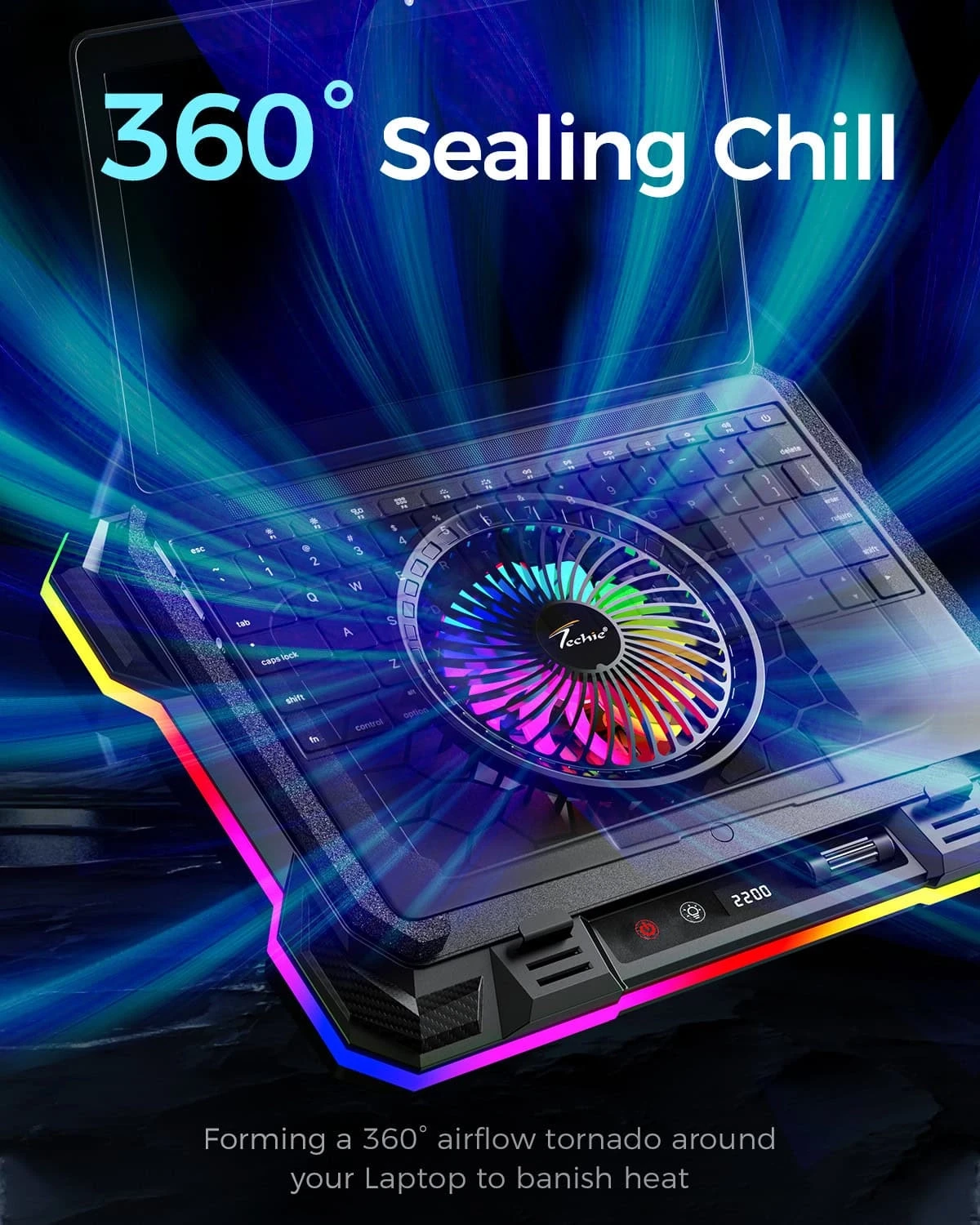 TurboCooler 360° Laptop Cooling Pad.