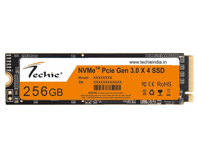 Internal NVMe Solid State Drive (SSD) 256GB