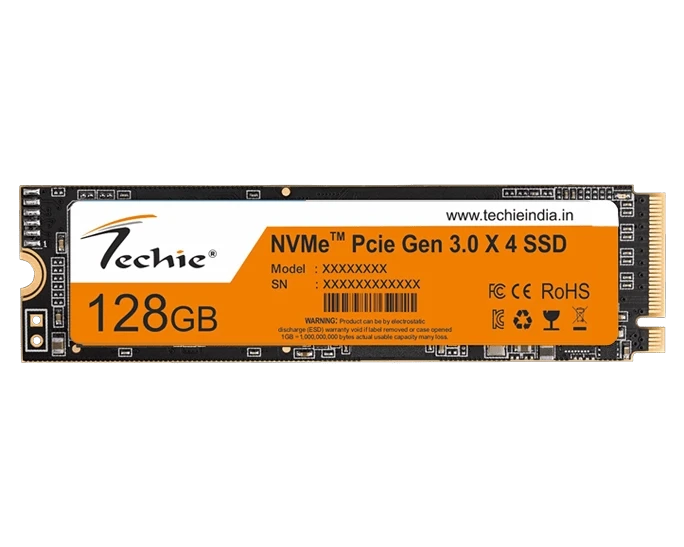 Internal NVMe Solid State Drive (SSD) 128GB