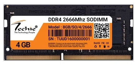 4GB DDR4 2666Mhz Laptop RAM