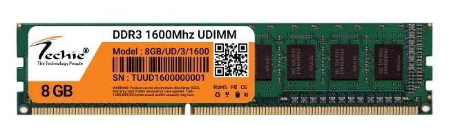 8GB DDR3 1600Mhz Desktop RAM