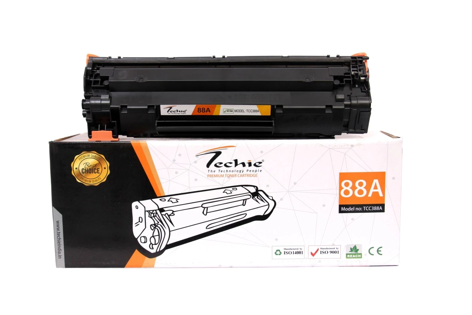 88A Toner Cartridge Compatible for HP Laserjet P1007 / P1008 / M1130 / M1210 / 1216 Models.