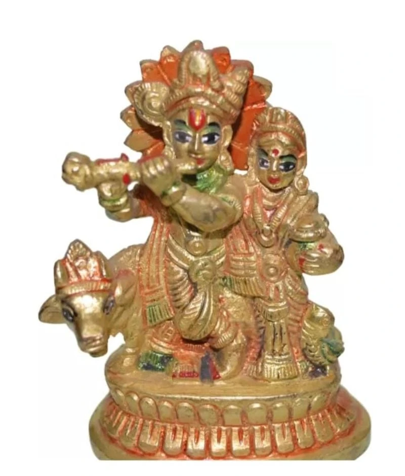 Radha Krishna Religious Idol & Figurine | Radha Krishna Murti | Suitable for Home Mandir
