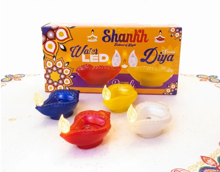 Shankh Water Sensor LED Diyas