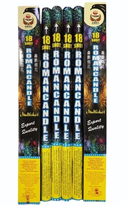 Roman Candle (Hand Sky 18 Shot) -PACK of 2