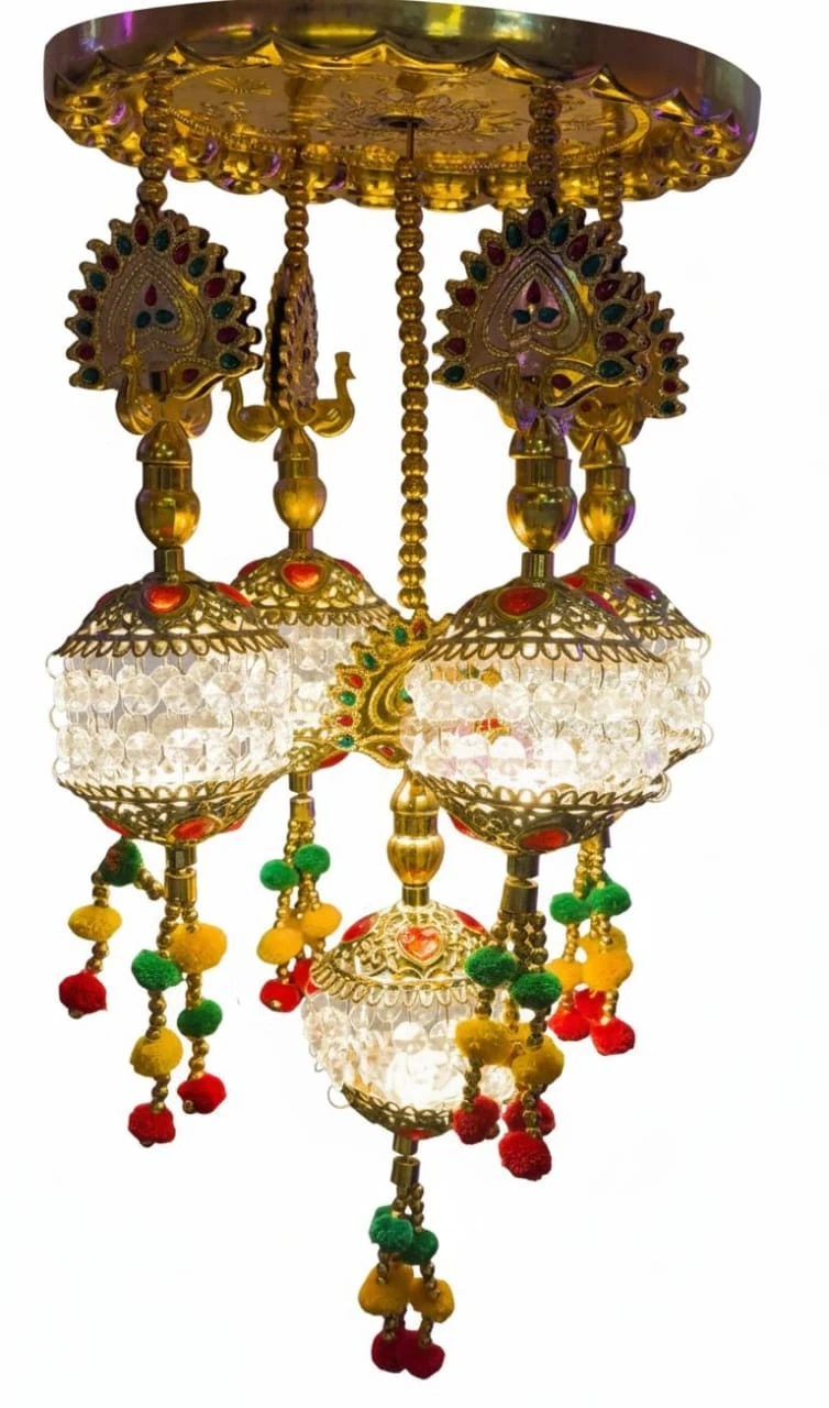 Peacock Jhumar Thali