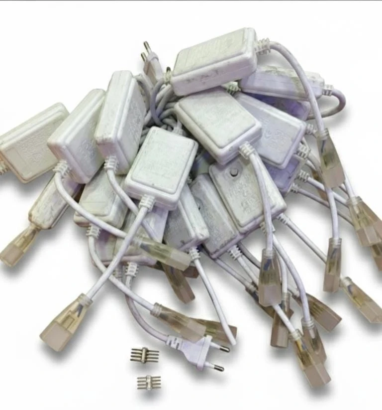 LED 4 pin Rope Light Power Connectors