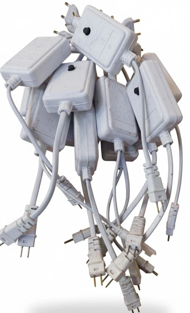 2-Pin EU Plug LED Power Supply Driver for Strip Lights