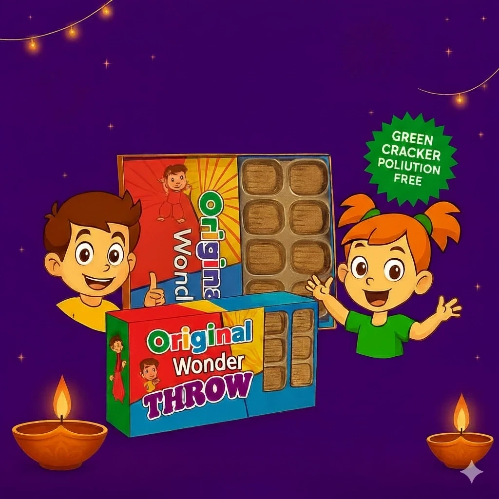 Wonder Throw Pollution Free Fire Crackers (10 small box Pop Pop)
