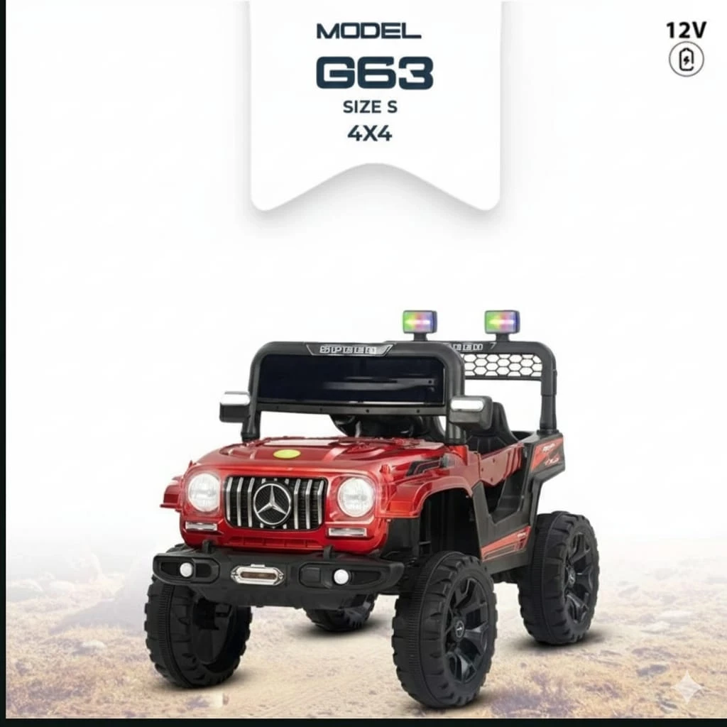 12v G63 Kids Battery Operated Electric Car for Kids Rideon Jeep with Remote Control