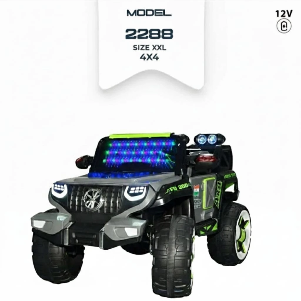 12v 2288 Luxury Off-Road Ride-On Jeep for kids