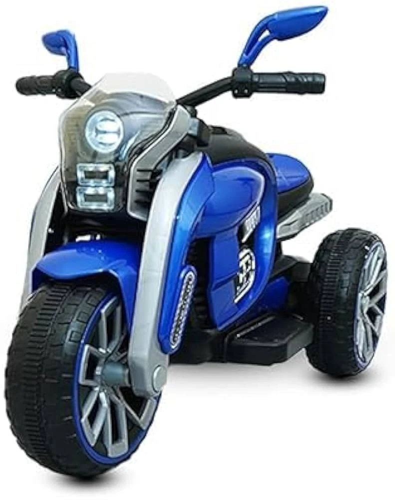 12v Kids Police Operated Ride On Bike For Kids, Foot Accelerator(2-5yrs) Bike Battery Operated Ride