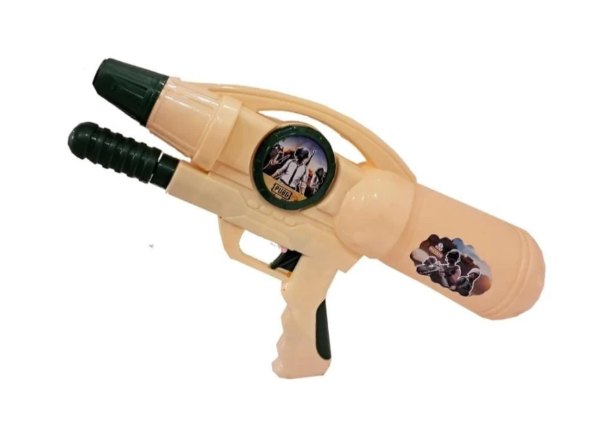 Brown Leaf High Pressure Pubg Gun Holi Pichkari Water Tank Water Gun Pichkari Toy for Kids Holi & Summer Pool Party Fun