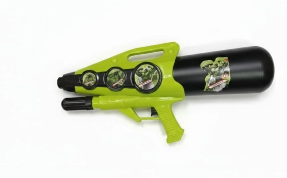 High-Pressure Hulk Theme Water Gun – Large Capacity Pump Action Pichkari for Holi for Kids