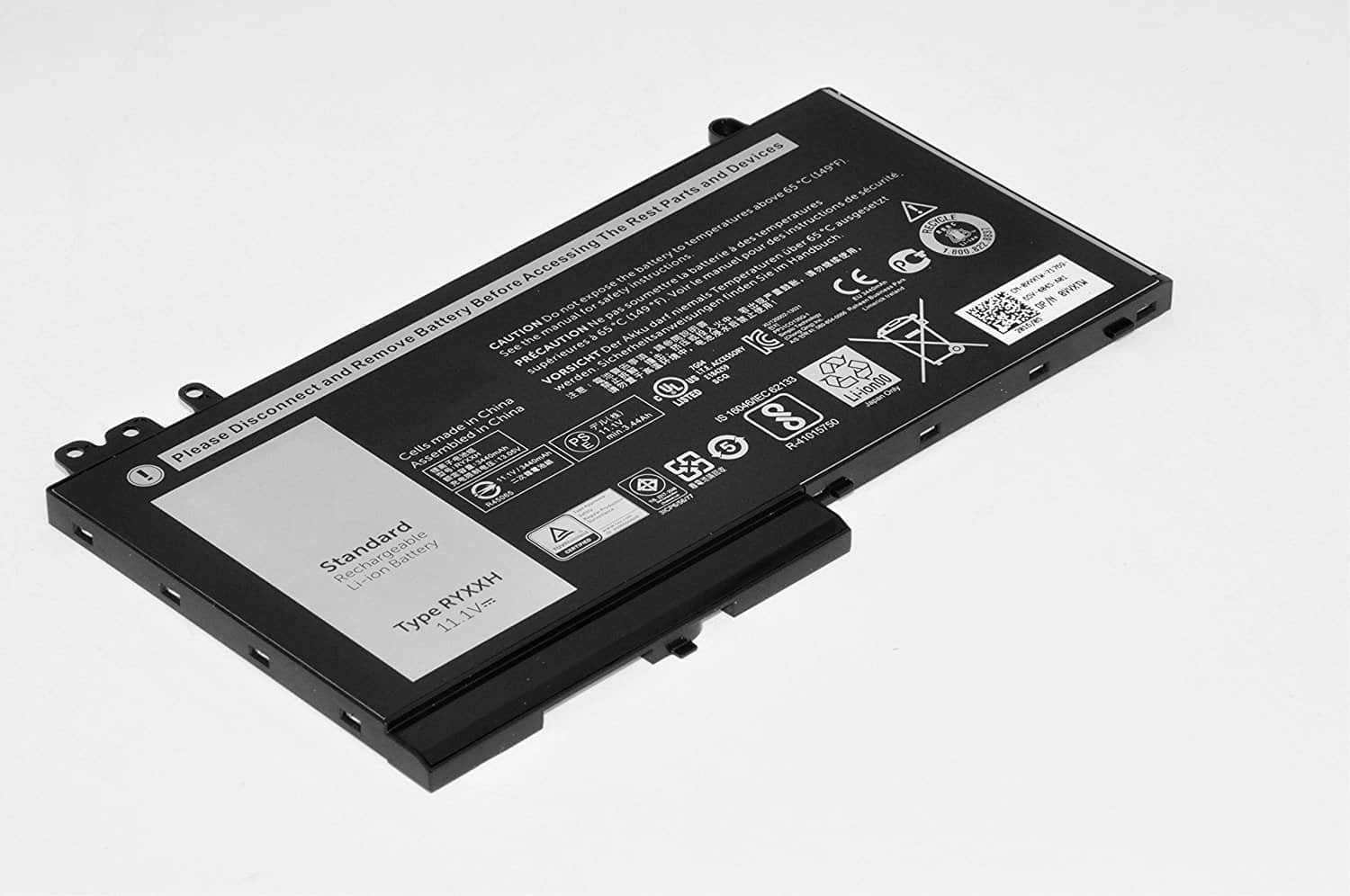 Compatible Battery for Dell RYXXH – Latitude E5450, E5550, E5250 Series Laptops (2900mAh, 3-Cell)