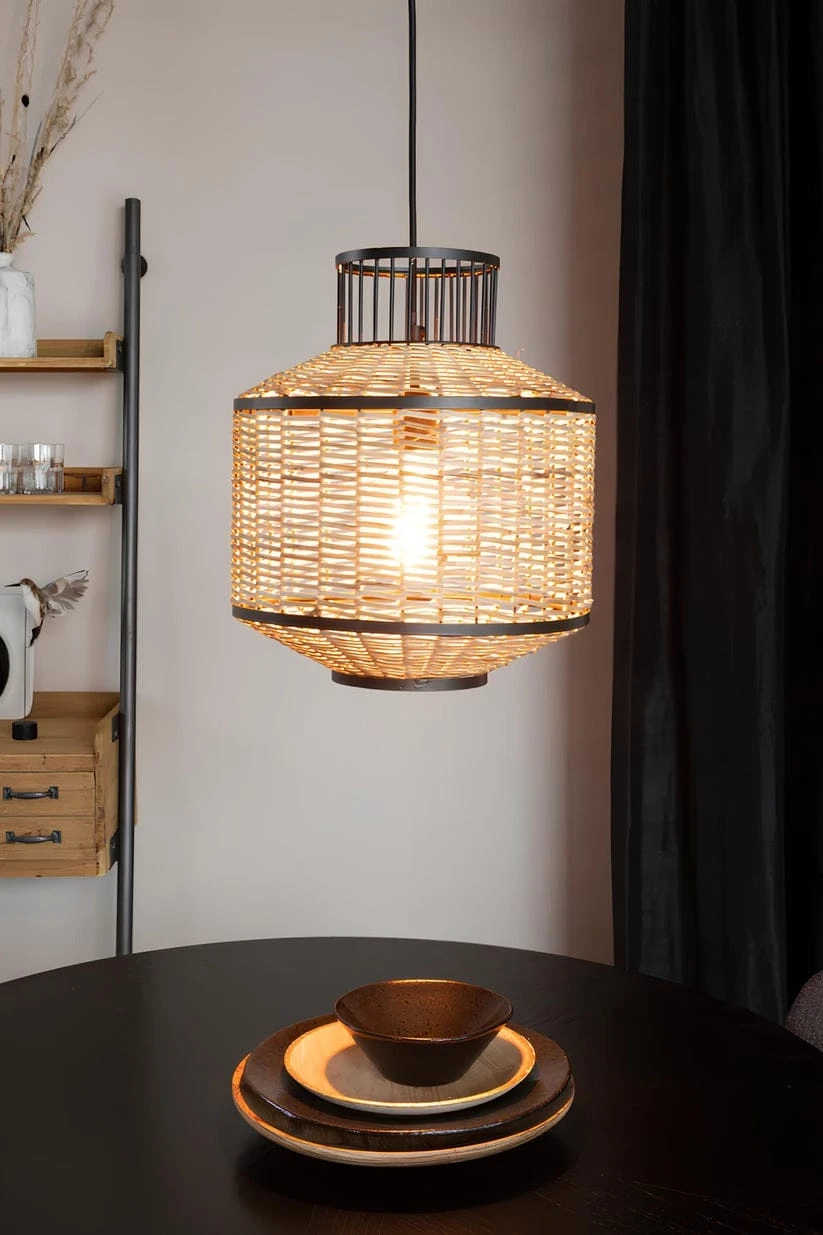 Hanging Light for Kitchen | Rattan Pendant Lamp