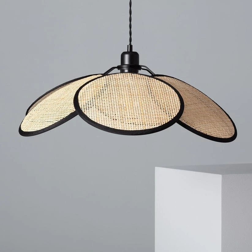 Rattan Hanging Light for Living Room | Cane Pendant Lamp