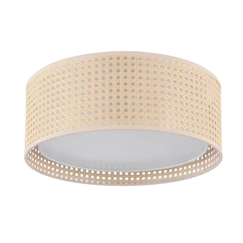 Wicker Hanging Light for Staircase | Rattan Pendant Lamp