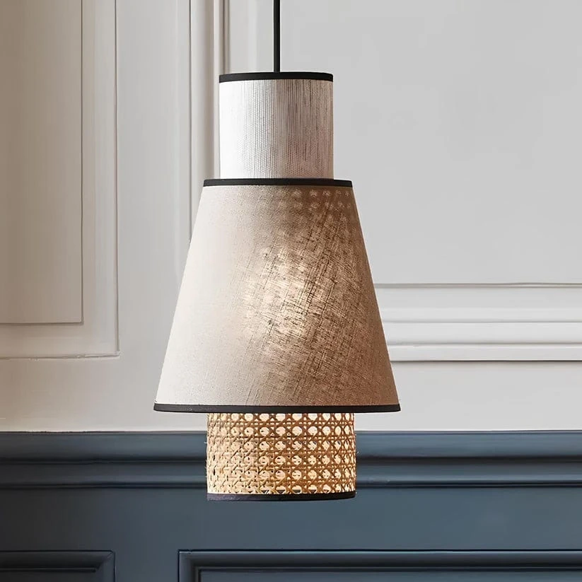 Rattan Hanging Light for Kitchen | Cane Pendant Lamp