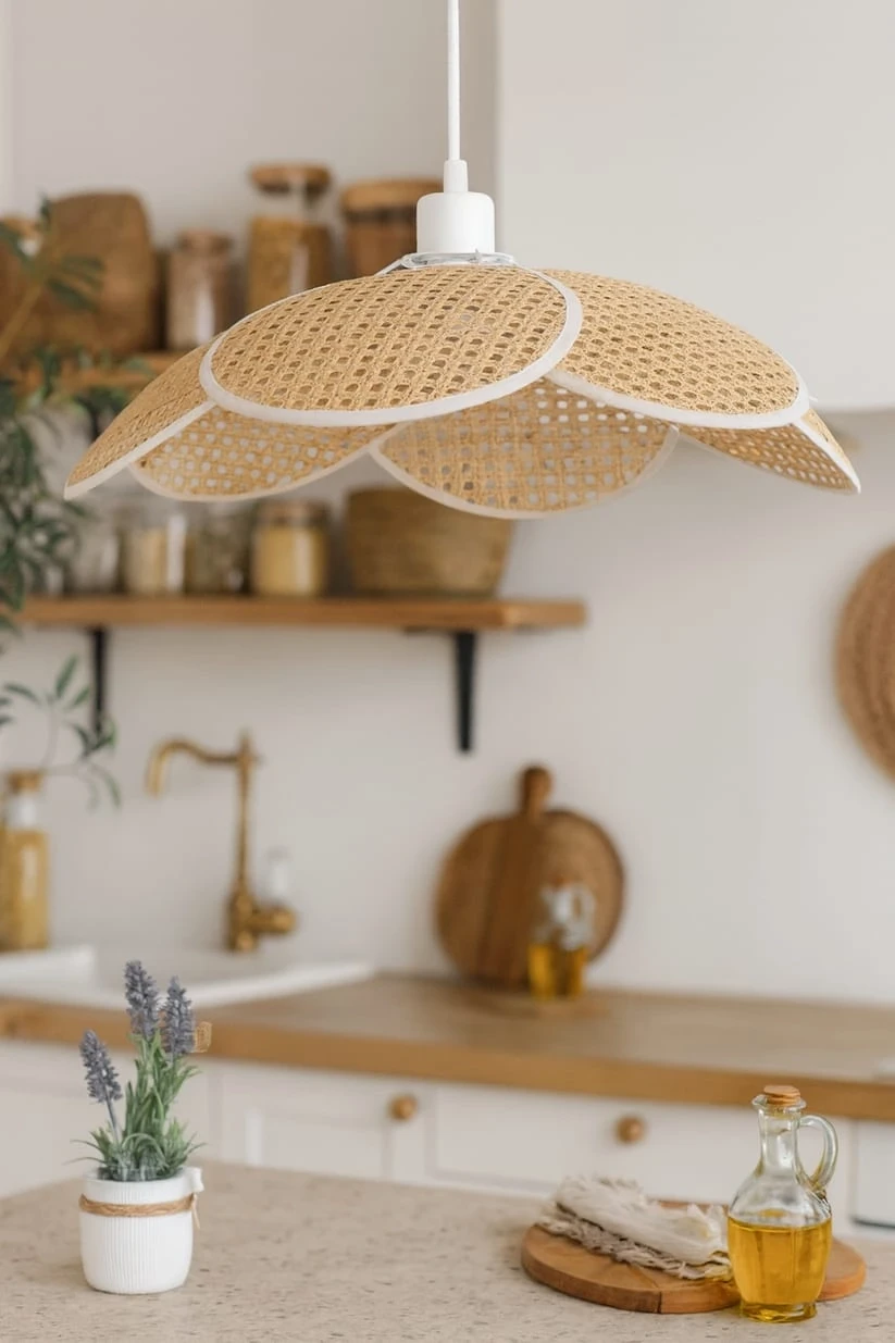 Bamboo Hanging Light  | Rattan Pendant Lamp