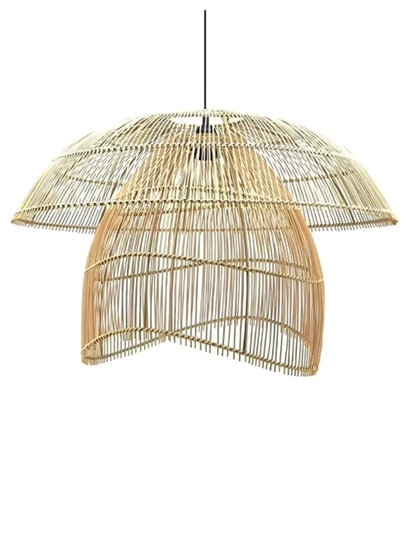 Bamboo Hanging Light for Staircase | Ratan Pendant Lamp